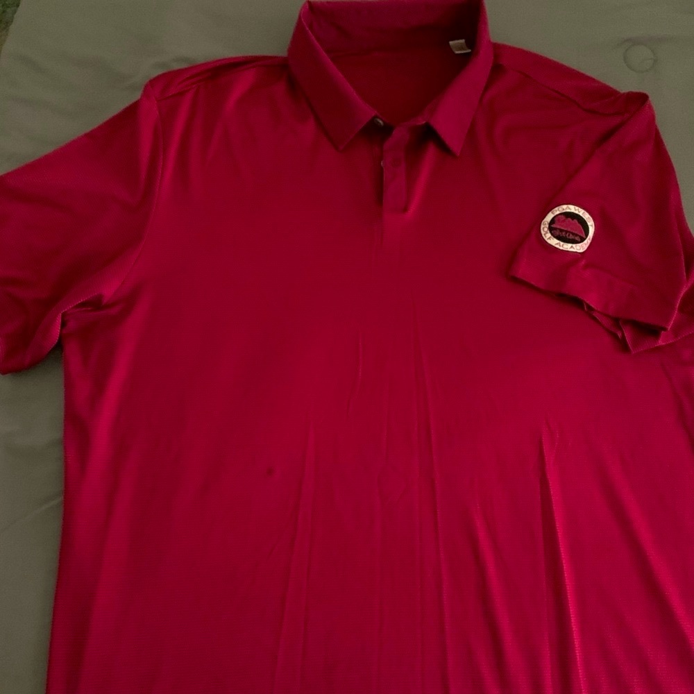 5/$7 Adidas Maroon men’s golf shirt